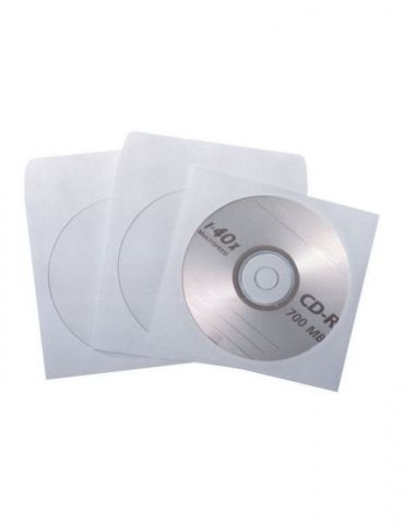 Plic cd 124 x 127 mm fereastra alb fara adeziv 90 g/mp 25 bucati/set  - 1 - Tik.ro