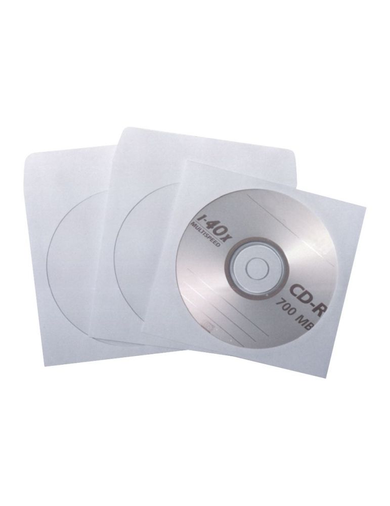 Plic cd 124 x 127 mm fereastra alb fara adeziv 90 g/mp 1000 bucati/cutie