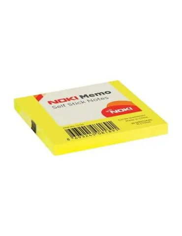 Notite adezive noki 75 x 75 mm galben 100 file/set Noki - 1 - Tik.ro
