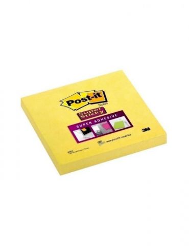 Notite adezive post-it super sticky 76 x 76 mm galben 90 file Post-it - 1 - Tik.ro