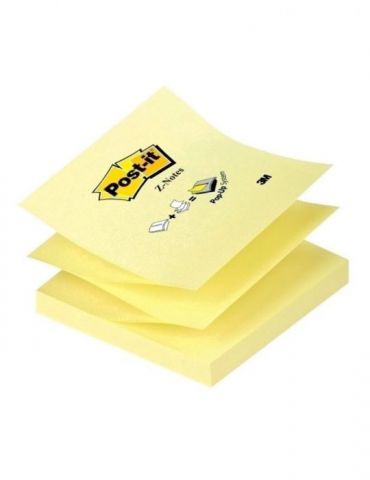 Notite adezive post-it z-notes galben neon 76 x76 mm 100 file Post-it - 1 - Tik.ro