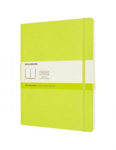 Agenda moleskine lemon green extra large plain notebook soft 21 x 19 cm velina 240 file Moleskine - 1 - Tik.ro