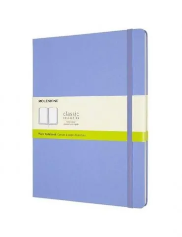 Agenda moleskine extra large plain hydrangea blue 25 x 19 cm velina 240 file Moleskine - 1 - Tik.ro