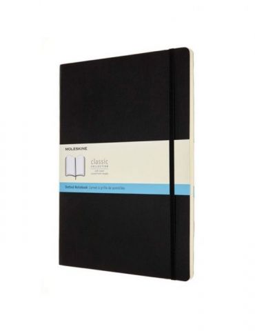 Agenda moleskine classic dotted paper notebook soft cover black 29.7 x 21 cm punctata 192 file Moleskine - 1 - Tik.ro