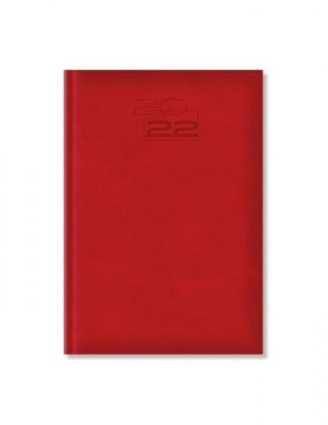 Agenda dakota a5 datata hartie ivory coperta rosie  - 1 - Tik.ro