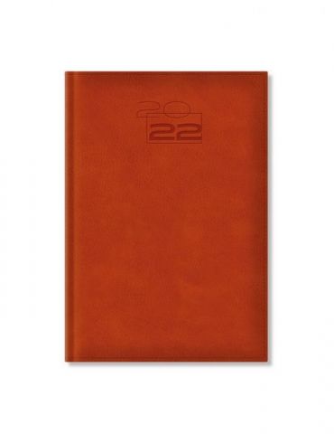 Agenda dakota a5 datata hartie ivory coperta orange  - 1 - Tik.ro