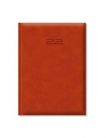 Agenda dakota a4 datata hartie ivory coperta orange  - 1 - Tik.ro