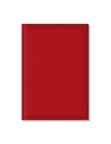 Agenda nedatata a5 hartie offset alb coperta rosie  - 1 - Tik.ro