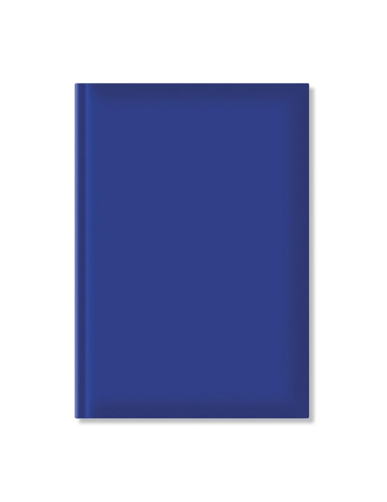 Agenda nedatata a5 hartie offset alb coperta albastru