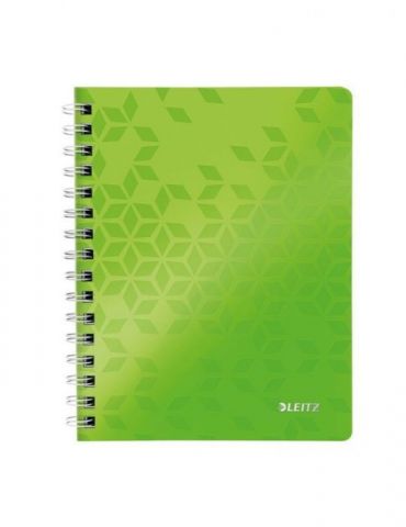 Caiet de birou leitz wow pp a5 cu spira dictando verde metalizat Leitz - 1 - Tik.ro