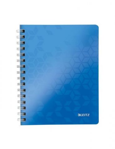 Caiet de birou leitz wow pp a5 cu spira dictando albastru metalizat Leitz - 1 - Tik.ro