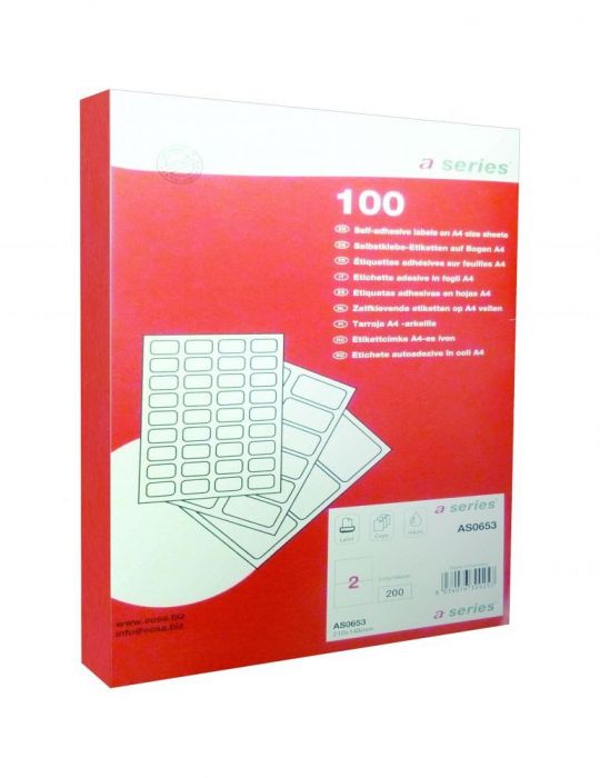 Etichete a-series 105 x 48 mm 1.200 etichete 100 coli/top A-series - 1