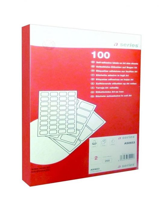Etichete a-series 210 mm x 297 mm 100 coli/top A-series - 1