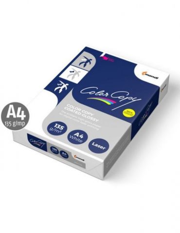 Hartie mondi color copy lucios a4 135 g/mp 250 coli/top Mondi - 1