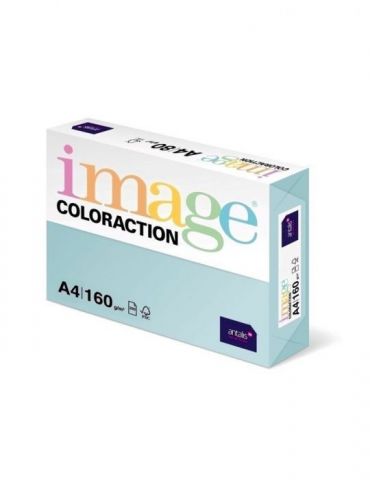 Carton color coloraction a4 160g/mp bleu pal-lagoon 250 coli/top Antalis - 1 - Tik.ro