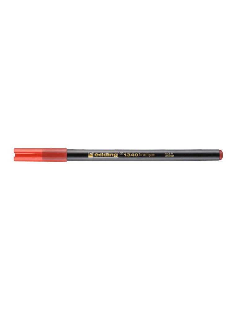 Marker edding 1340 varf tip pensula rosu