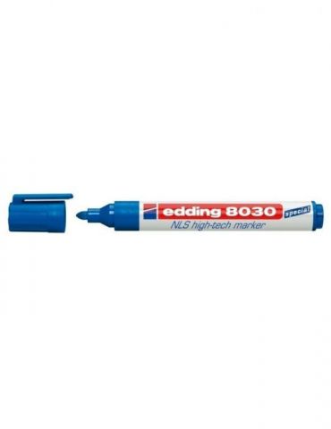 Marker permanent edding 8030 varf rotund 1.5-3 mm albastru Edding - 1 - Tik.ro
