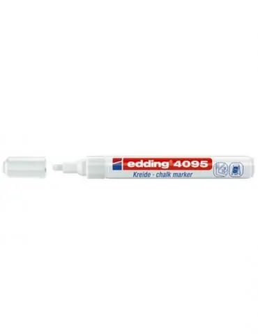 Marker pentru sticla edding 4095 varf 2-3 mm alb Edding - 1 - Tik.ro