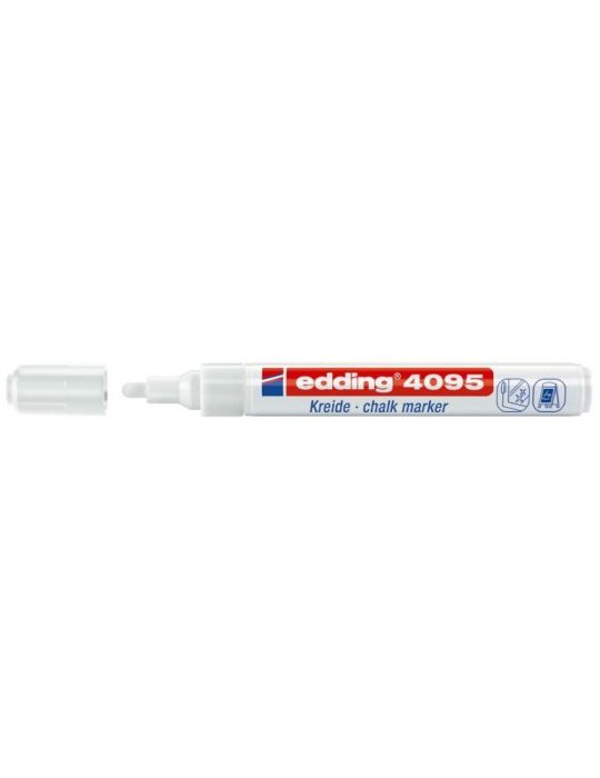 Marker pentru sticla edding 4095 varf 2-3 mm alb Edding - 1