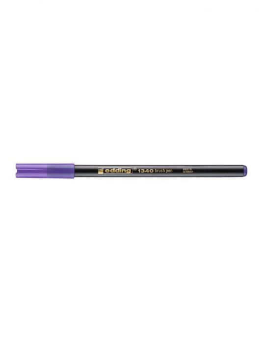 Marker edding 1340 varf tip pensula violet Edding - 1
