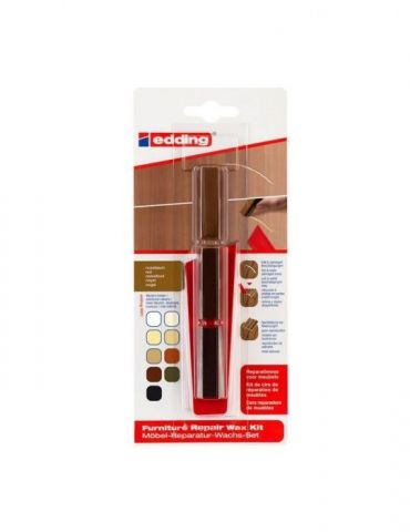 Kit edding 8901 ceara pentru reparatii mobila nuc blister Edding - 1 - Tik.ro