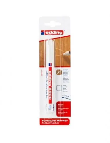 Marker edding 8900 pentru retusuri mobilier lemn alb Edding - 1 - Tik.ro