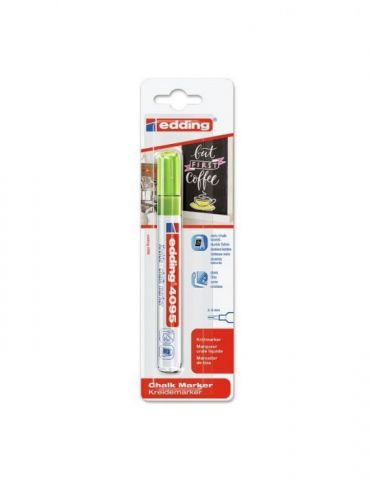 Marker edding 4095 cu creta lichida varf 2-3 mm verde blister Edding - 1 - Tik.ro