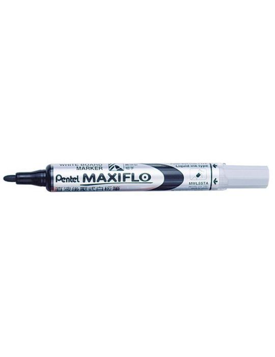 Marker pentru tabla pentel maxiflo varf rotund 4 mm negru Pentel - 1