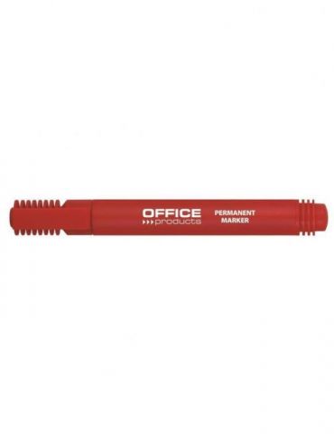 Marker permanent office products varf rotund 1-3 mm rosu  - 1 - Tik.ro