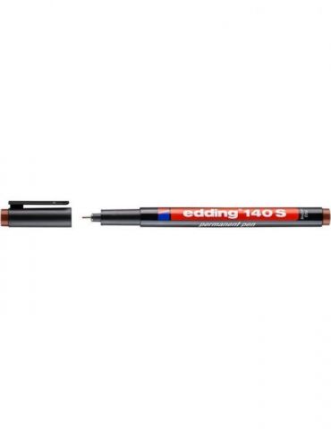 Marker edding 140 ohp permanent varf 0.3 mm maro Edding - 1 - Tik.ro