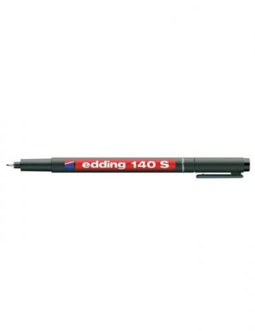 Marker permanent edding ohp 140s corp plastic varf rotund 0.3 mm negru Edding - 1 - Tik.ro