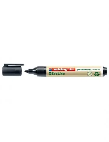 Marker permanent edding ecoline varf rotund 1.5-3 mm negru Edding - 1 - Tik.ro