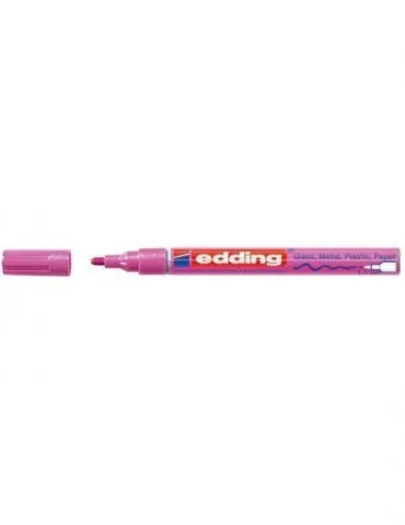 Marker permanent edding 751 cu vopsea varf 1-2mm roz Edding - 1 - Tik.ro