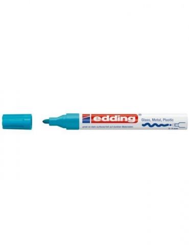 Marker permanent edding 750 cu vopsea corp metalic varf rotund 2-2-4 mm verde Edding - 1 - Tik.ro