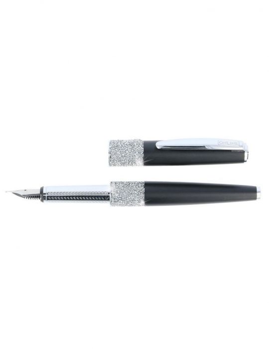 Stilou online crystal celebrites negru cristale swarovski ambalat in cutie Online - 1