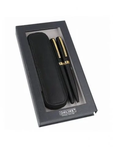 Set stilou si pix online eleganza clasic etui piele Online - 1 - Tik.ro