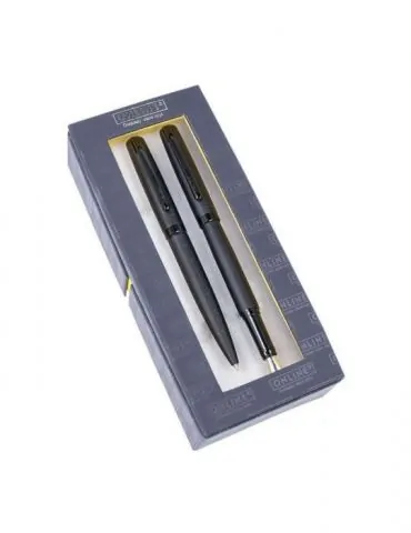 Set stilou si pix online eleganza design negru ambalat in cutie Online - 1