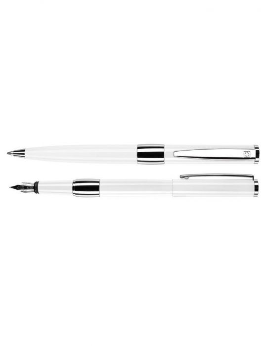 Set stilou si pix senator image line metalic accesorii cromate alb Senator - 1