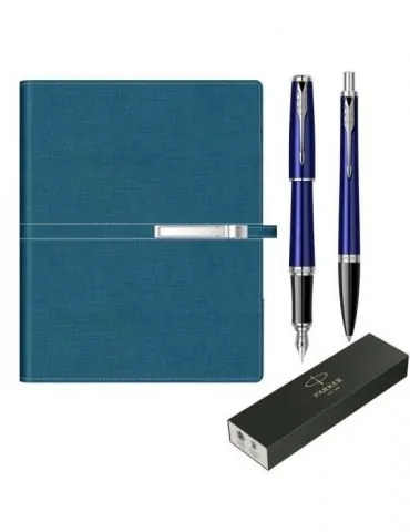 Set stilou si pix parker urban royal night sky blue organizer a5 cu catarma asortat Parker - 1 - Tik.ro