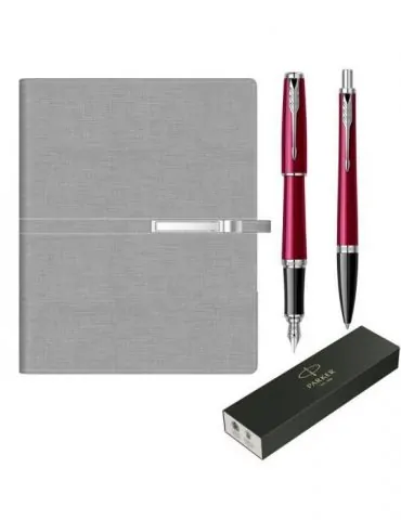 Set stilou si pix parker urban royal magenta organizer a5 cu catarma asortat Parker - 1 - Tik.ro