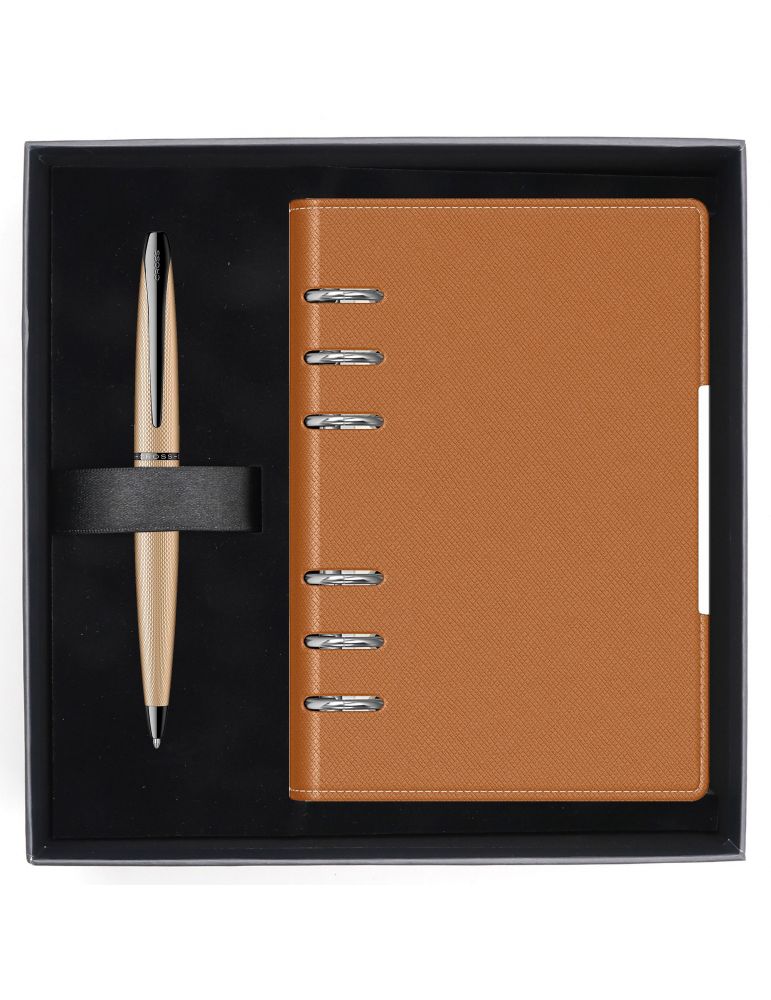 Set pix cross atx rose gold organizer b6 asortat in caseta de cadou