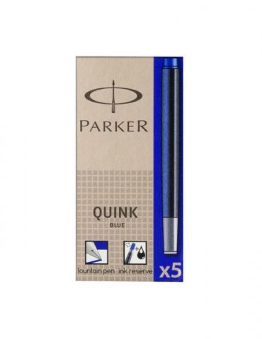 Patroane cerneala parker quink albastru 5 bucati/set Parker - 1 - Tik.ro