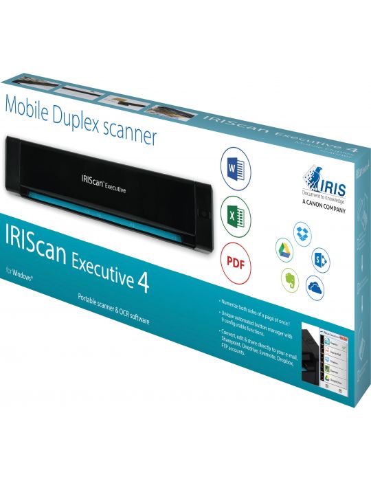 I.R.I.S. IRIScan Executive 4 Sheet-fed scaner 600 x 600 DPI A4 Negru I.R.I.S. - 6