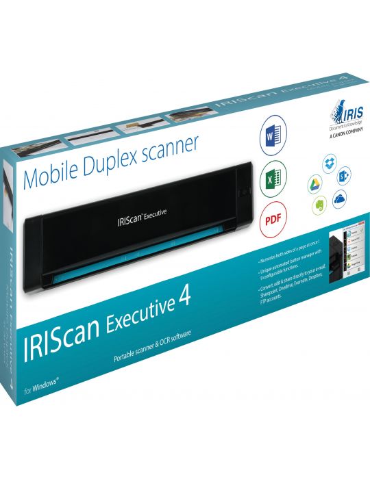 I.R.I.S. IRIScan Executive 4 Sheet-fed scaner 600 x 600 DPI A4 Negru I.R.I.S. - 7