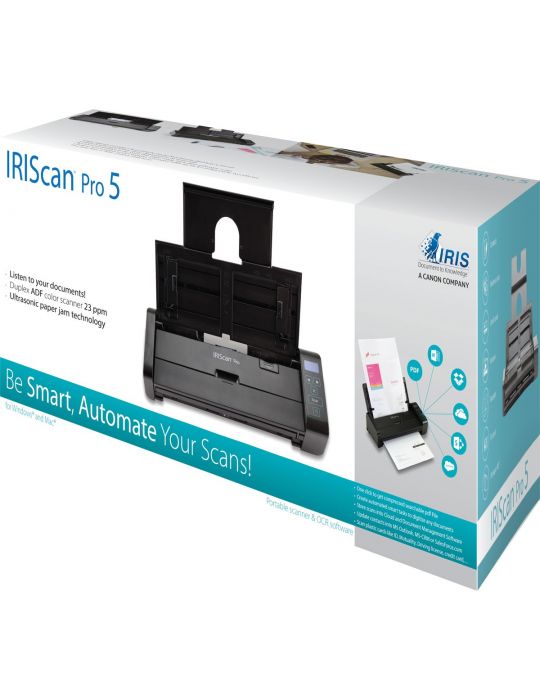 I.R.I.S. IRIScan Pro 5 Scanner ADF 600 x 600 DPI A4 Negru I.R.I.S. - 4