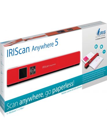 I.R.I.S. IRIScan Anywhere 5 Scanner ADF 1200 x 1200 DPI A4 Roşu I.R.I.S. - 3