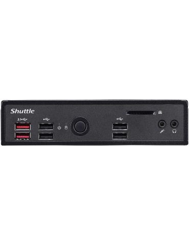 Shuttle XPС slim DS10U5 Dimensiune carcasă PC 1.3L Negru Intel SoC BGA 1528 i5-8265U 1,6 GHz Shuttle - 10