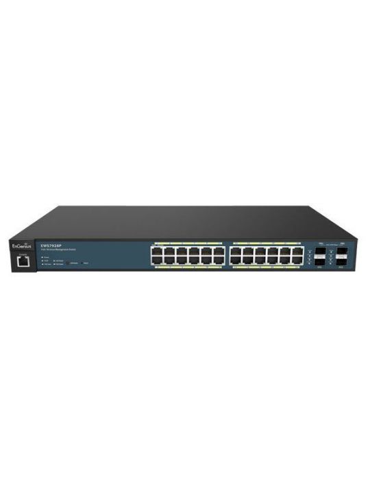 Wireless management 50ap 24-port gbe poe.at switch 185w 4sfp l2 Engenius - 1