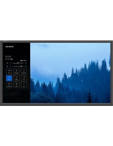 Newline NT 85" Ecran plat interactiv 2,16 m (85") LED Wi-Fi 400 cd/m² 4K Ultra HD Negru Procesor încorporat Android 8.0 Newline  - Tik.ro
