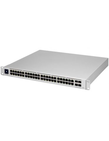 Unifi 48port gigabit switch with 802.3bt poe layer3 features and Ubiquiti - 1 - Tik.ro